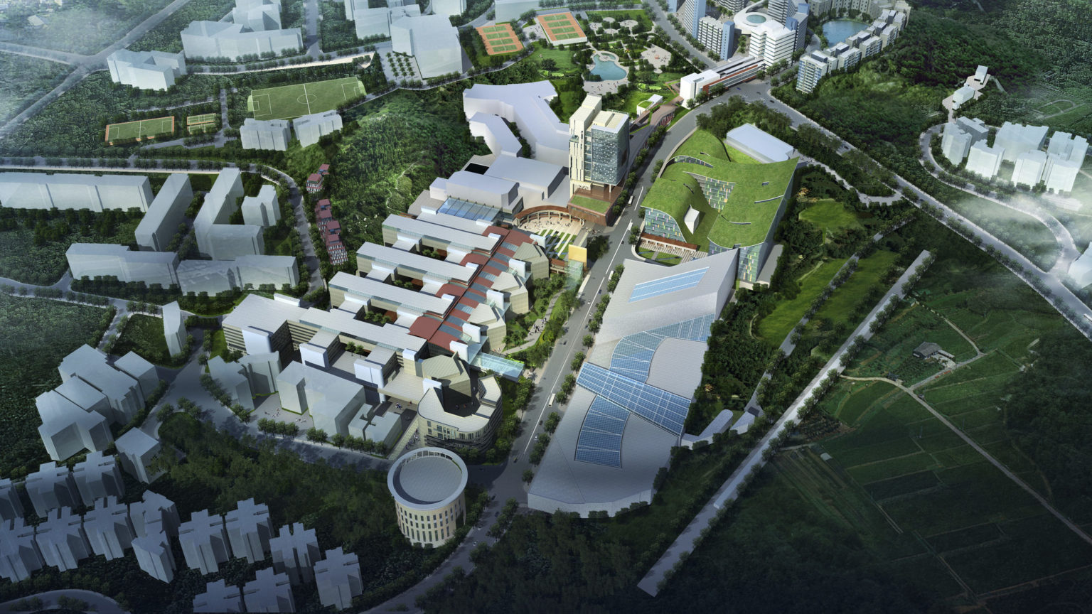 City University of Hong Kong, Campus Plan - Steinberg Hart